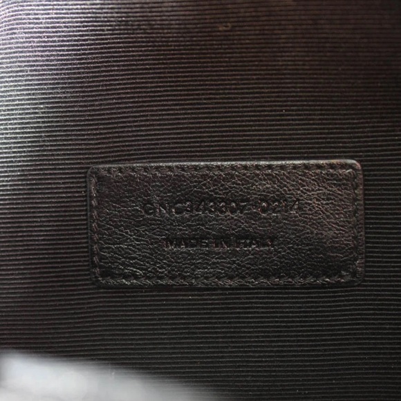 Saint Laurent White Black Cheetah Print Flat Clutch Bag - Picture 10 of 16